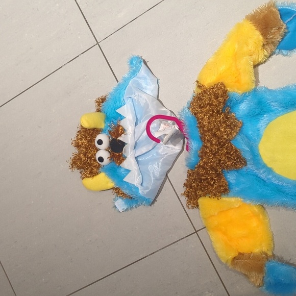 Rubie's Furry Blue and Yellow Monster Costume - New 6-12 Months - Picture 2 of 4